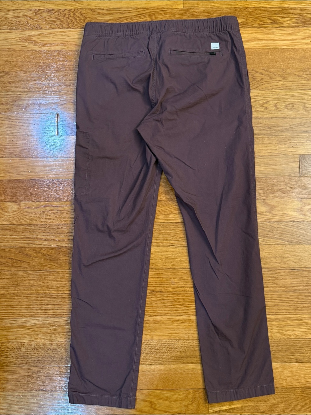Vuori Women's Ripstop Pant in Chestnut (Purple Brown) - Size Medium - Picture 5 of 7